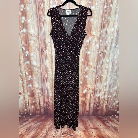 chinese dress ladies Leota Women's Blue Cafe Latte A-Line Midi Stretchy Dress #2497 Small N –  Walk Into Fashion main image 1